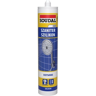 Soudal szaniter szilikon FEHÉR 280ml Soudal szaniter szilikon FEHÉR 280ml
