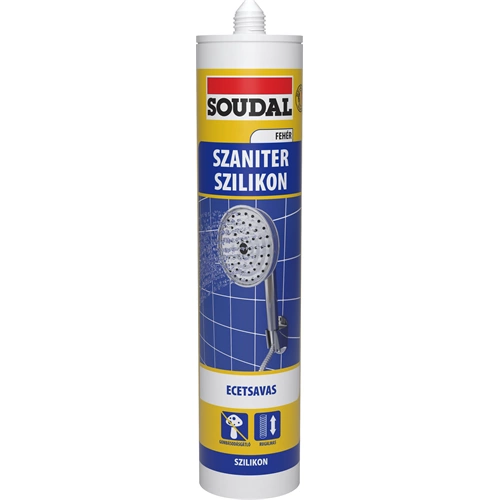 Soudal szaniter szilikon FEHÉR 280ml Soudal szaniter szilikon FEHÉR 280ml