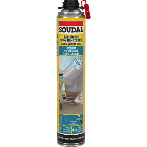 Soudal szórható szigetelőhab 700ml Soudal szórható szigetelőhab 700ml