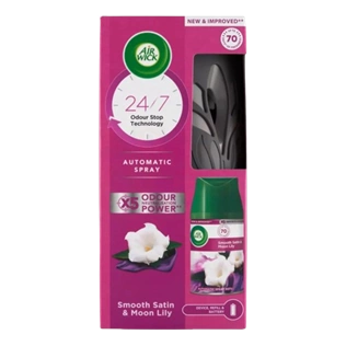 AirWick Freshmatic légfrissítő készülék utántöltővel 250 ml Bársonyos szatén