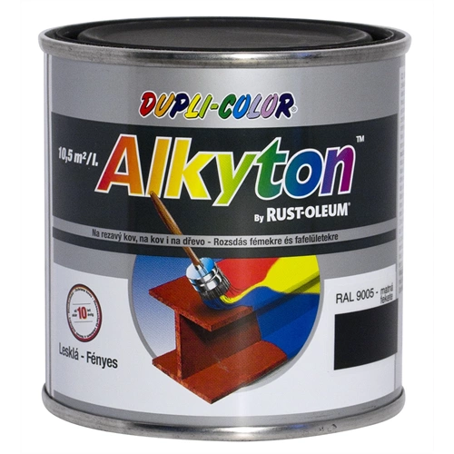 Alkyton fémfesték fényes RAL3020 SZIGNÁL PIROS 750ml