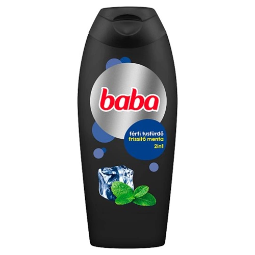 BABA férfi tusfürdő 400 ml Menta BABA férfi tusfürdő 400 ml Menta