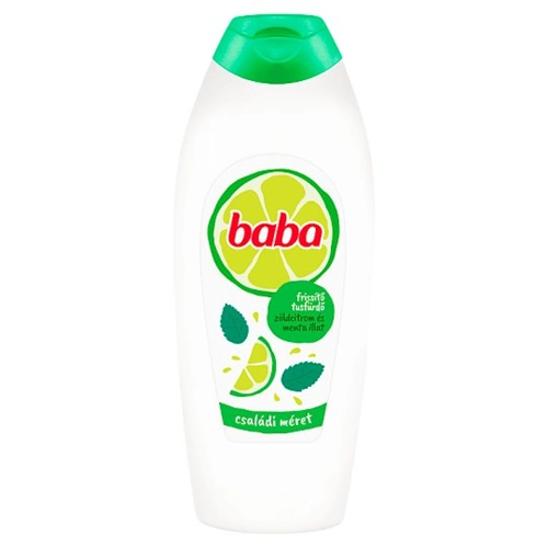 BABA tusfürdő 750 ml Zöldcitrom és menta BABA tusfürdő 750 ml Zöldcitrom és menta