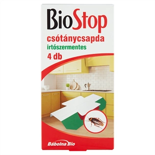 BIOSTOP csótánycsapda 4 db BIOSTOP csótánycsapda 4 db
