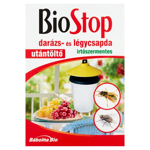 BIOSTOP darázs és légycsapda utántöltő 3 db