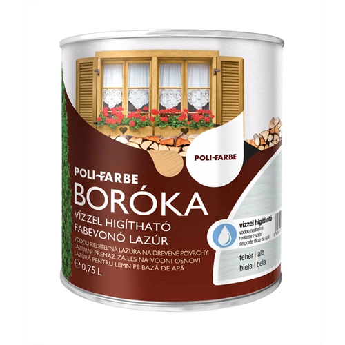 Boróka vastaglazúr FEHÉR 750ml Boróka vastaglazúr FEHÉR 750ml