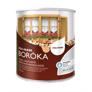 Boróka vastaglazúr FEHÉR 2,5L