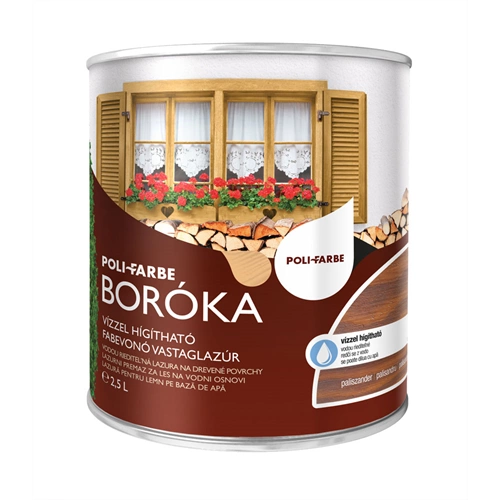 Boróka vastaglazúr PALISZANDER 2,5L