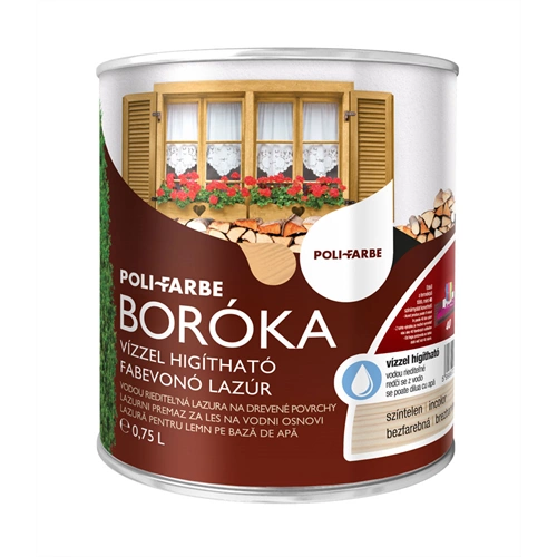 Boróka vastaglazúr SZÍNTELEN 750ml Boróka vastaglazúr SZÍNTELEN 750ml