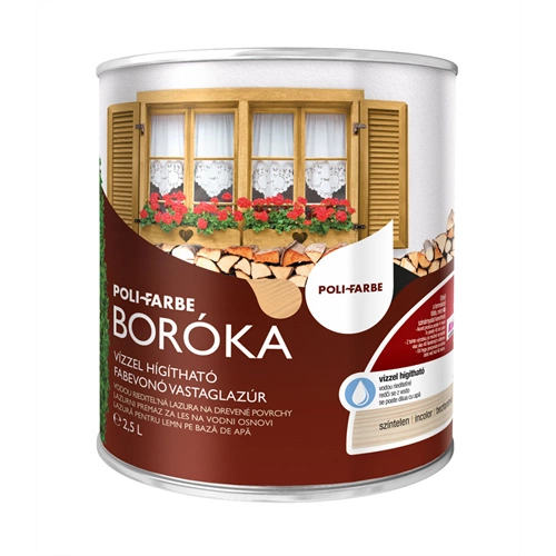 Boróka vastaglazúr SZÍNTELEN 2,5L