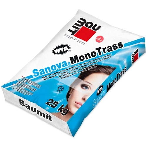 Baumit Sanova MonoTrass vakolat 25kg Baumit Sanova MonoTrass vakolat 25kg