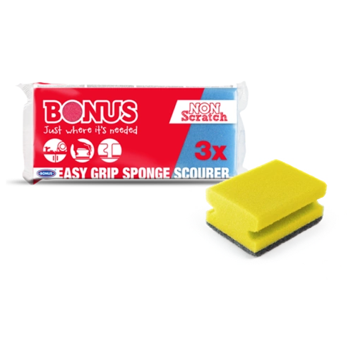 Bonus formázott mosogatószivacs 3db-os