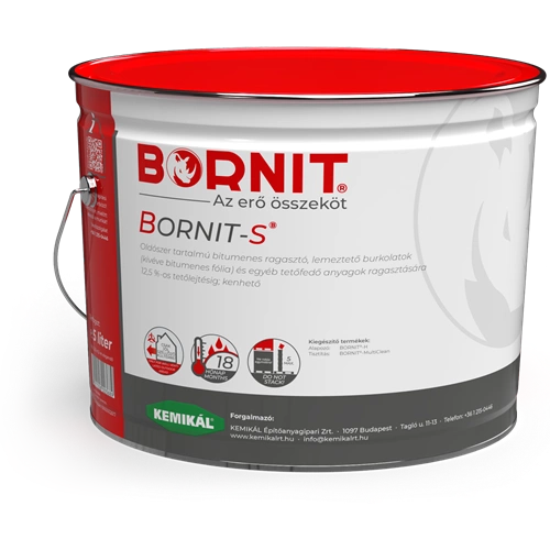 Bornit S bitumenes sűrű bevonóanyag 5L