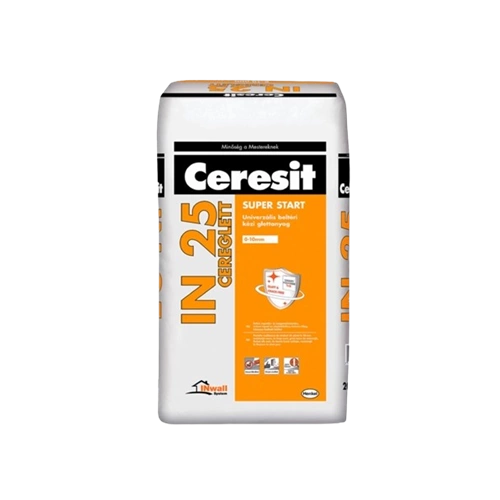 Ceresit IN25 Cereglett beltéri univerzális glettanyag 20kg Ceresit IN25 Cereglett beltéri univerzális glettanyag 20kg