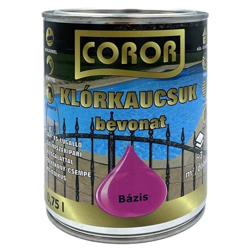 Coror Klórkaucsuk bevonat TR bázis 750ml