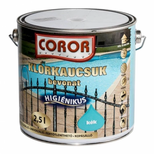 Coror Klórkaucsuk bevonat kék 2,5L