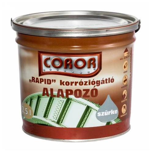 Coror Rapid Korróziógátló alapozó szürke 250ml Coror Rapid Korróziógátló alapozó szürke 250ml