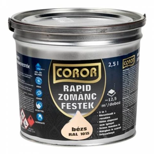 Coror Rapid zománc RAL1015 BÉZS 2,5L