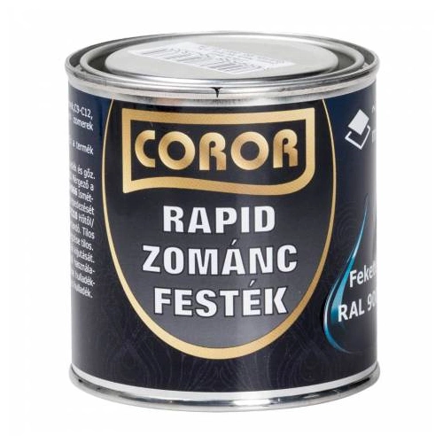 Coror Rapid zománc RAL9005 FEKETE 250ml