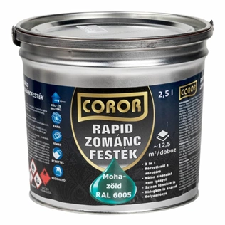 Coror Rapid zománc RAL6005 MOHAZÖLD 2,5L