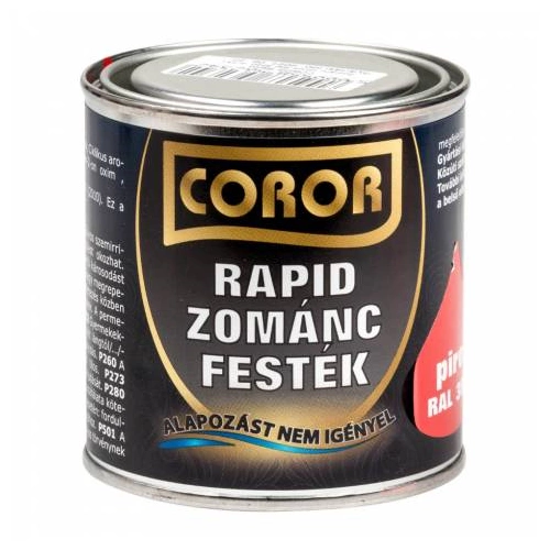 Coror Rapid zománc RAL3020 PIROS 250ml