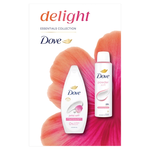 DOVE Delight ajándékcsomag Pink (tusfürdő&deo) 2025