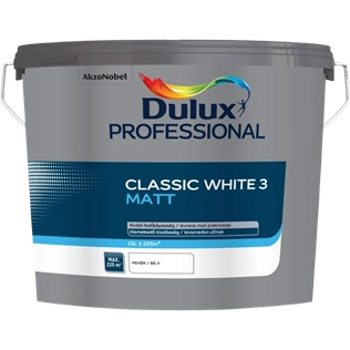 Dulux Professional Classic White 3 beltéri falfesték fehér 15L