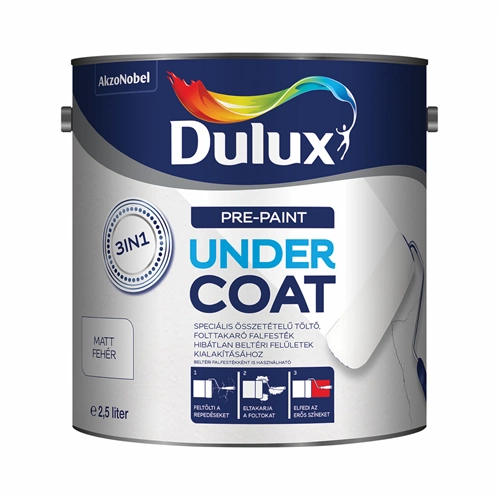 Dulux UnderCoat töltő és folttakaró falfesték 2,5L