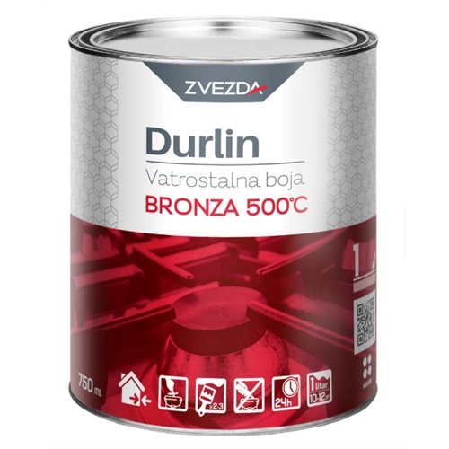 Durlin hőálló ezüst 500°C 5L Durlin hőálló ezüst 500°C 5L