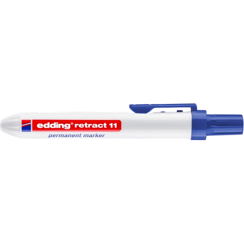 EDDING 11 Nyomógombos alkoholos filctoll - Retract Permanent Marker D10 KÉK EDDING 11 Nyomógombos alkoholos filctoll - Retract Permanent Marker D10 KÉK