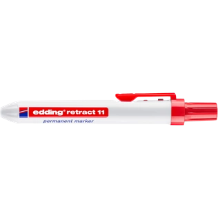 EDDING 11 Nyomógombos alkoholos filctoll - Retract Permanent Marker D10 PIROS EDDING 11 Nyomógombos alkoholos filctoll - Retract Permanent Marker D10 PIROS