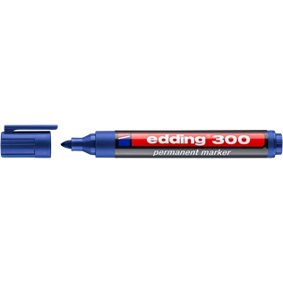 EDDING 300 Alkoholos filctoll - Permanent marker D10 KÉK EDDING 300 Alkoholos filctoll - Permanent marker D10 KÉK
