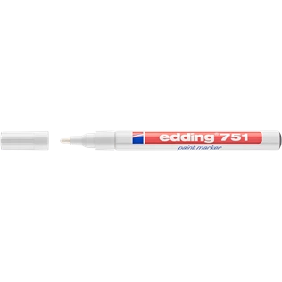 EDDING 751 Lakkfilc - Lakkmarker D10 FEHÉR EDDING 751 Lakkfilc - Lakkmarker D10 FEHÉR