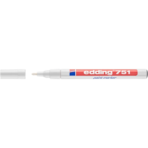 EDDING 751 Lakkfilc - Lakkmarker D10 FEHÉR EDDING 751 Lakkfilc - Lakkmarker D10 FEHÉR