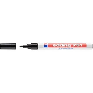 EDDING 751 Lakkfilc - Lakkmarker D10 FEKETE EDDING 751 Lakkfilc - Lakkmarker D10 FEKETE