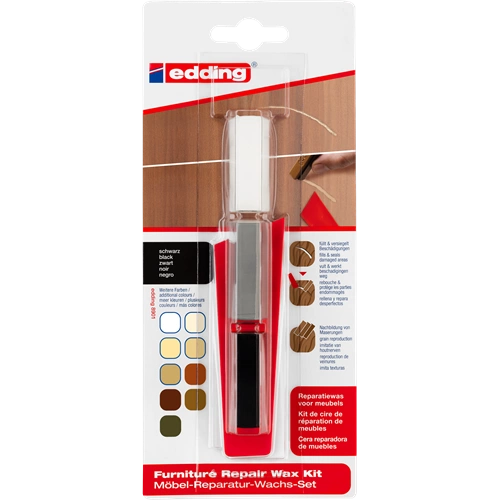EDDING 8901 bútor javító wax készlet FEKETE