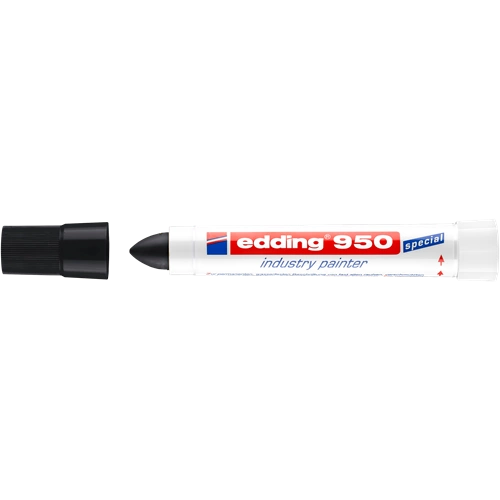 EDDING 950 Alkoholos jelölő filctoll - Permanent jelölő marker D10 FEKETE EDDING 950 Alkoholos jelölő filctoll - Permanent jelölő marker D10 FEKETE