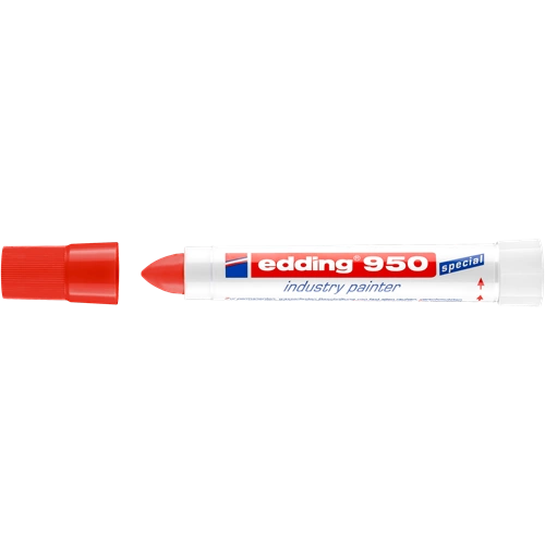EDDING 950 Alkoholos jelölő filctoll - Permanent jelölő marker D10 PIROS EDDING 950 Alkoholos jelölő filctoll - Permanent jelölő marker D10 PIROS