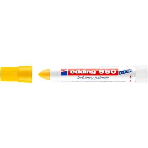 EDDING 950 Alkoholos jelölő filctoll - Permanent jelölő marker D10 SÁRGA