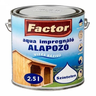 Factor Aqua Impregnáló alapozó színtelen 2,5L