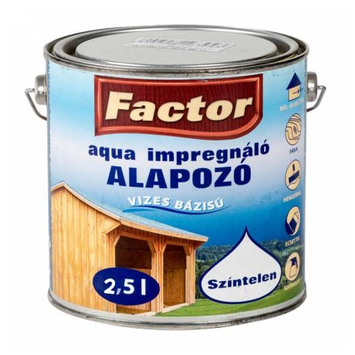 Factor Aqua Impregnáló alapozó színtelen 2,5L