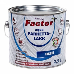 Factor Aqua Parkettalakk matt 2,5L