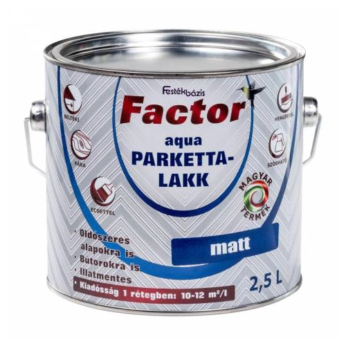 Factor Aqua Parkettalakk matt 2,5L