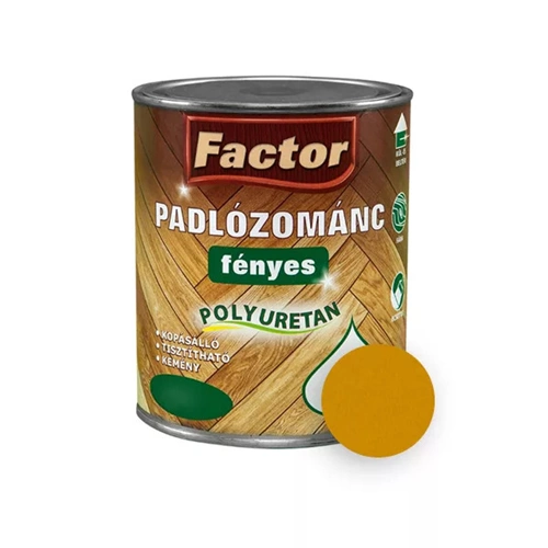 Factor Padlózománc fényes okker 2,5L