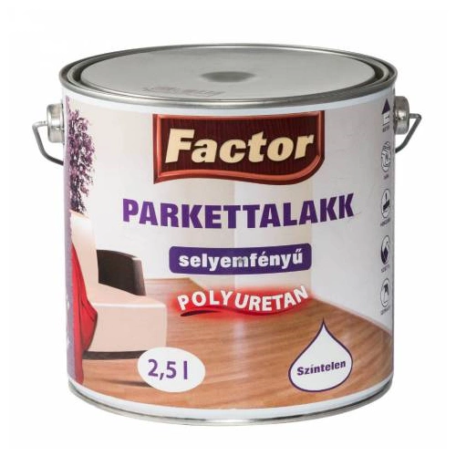 Factor Parkettalakk selyemfényű színtelen 2,5l