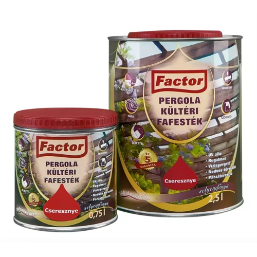 Factor Pergola Kültéri Fafesték gesztenye 10L