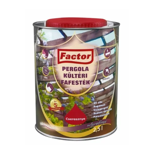 Factor Pergola kültéri fafesték EZÜST NYÍR 750ml Factor Pergola kültéri fafesték EZÜST NYÍR 750ml