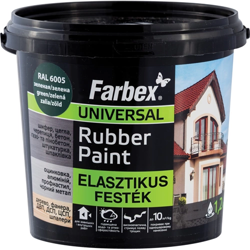 Farbex Rubber Paint elasztikus festék "C" bázis 3,5kg
