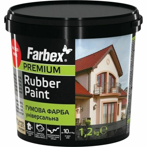 Farbex Rubber Paint elasztikus festék VÖRÖSBARNA 1,2kg