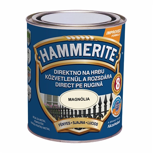 Hammerite fémfesték fényes MAGNÓLIA 750ml Hammerite fémfesték fényes MAGNÓLIA 750ml